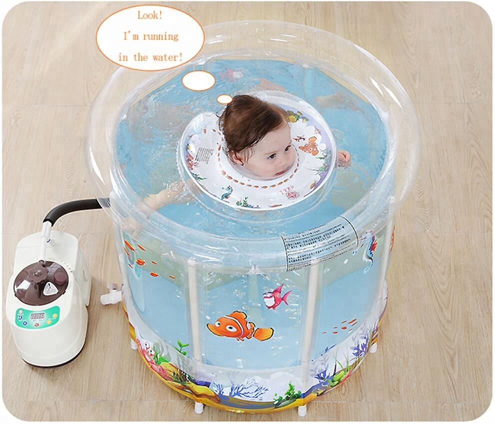 Transparent Baby Plastic Swimming Pools/Kids Bath Tubs